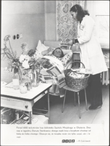 [Obsługa chorych czytelników w Szpitalu Miejskim w Olsztynie]