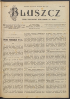 Bluszcz : pismo tygodniowe ilustrowane dla kobiet, 1907 R. 43, nr 39