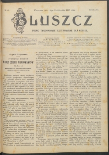 Bluszcz : pismo tygodniowe ilustrowane dla kobiet, 1907 R. 43, nr 41