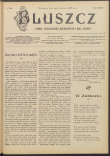 Bluszcz : pismo tygodniowe ilustrowane dla kobiet, 1907 R. 43, nr 44