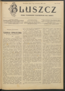 Bluszcz : pismo tygodniowe ilustrowane dla kobiet, 1907 R. 43, nr 46