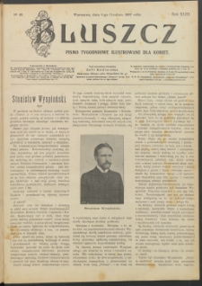 Bluszcz : pismo tygodniowe ilustrowane dla kobiet, 1907 R. 43, nr 49