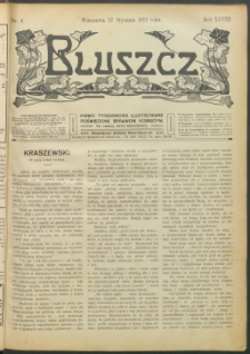 Bluszcz : pismo tygodniowe ilustrowane poświęcone sprawom kobiecym, 1912 R. 48, nr 4