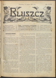 Bluszcz : pismo tygodniowe ilustrowane poświęcone sprawom kobiecym, 1912 R. 48, nr 6