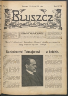 Bluszcz : pismo tygodniowe ilustrowane poświęcone sprawom kobiecym, 1912 R. 48, nr 14