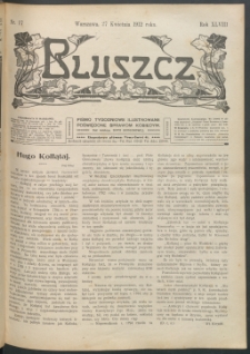 Bluszcz : pismo tygodniowe ilustrowane poświęcone sprawom kobiecym, 1912 R. 48, nr 17