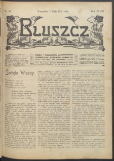 Bluszcz : pismo tygodniowe ilustrowane poświęcone sprawom kobiecym, 1912 R. 48, nr 18