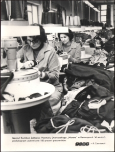 [Wydział Konfekcji Zakładów Przemysłu Dziewiarskiego "Morena" w Bartoszycach