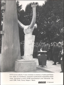 [Manifestacja na cmentarzu w Sudwie]