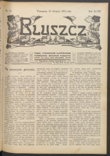 Bluszcz : pismo tygodniowe ilustrowane poświęcone sprawom kobiecym, 1912 R. 48, nr 34