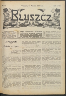 Bluszcz : pismo tygodniowe ilustrowane poświęcone sprawom kobiecym, 1912 R. 48, nr 38