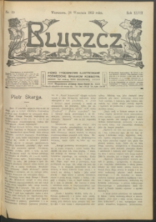 Bluszcz : pismo tygodniowe ilustrowane poświęcone sprawom kobiecym, 1912 R. 48, nr 39