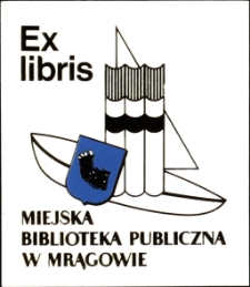 Exlibris Miejskiej Biblioteki Publicznej w Mrągowie