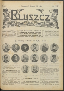 Bluszcz : pismo tygodniowe ilustrowane poświęcone sprawom kobiecym, 1912 R. 48, nr 44