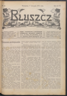 Bluszcz : pismo tygodniowe ilustrowane poświęcone sprawom kobiecym, 1912 R. 48, nr 45