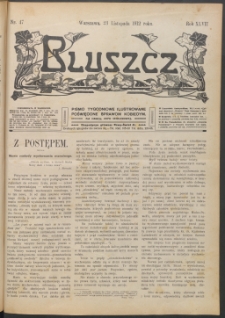 Bluszcz : pismo tygodniowe ilustrowane poświęcone sprawom kobiecym, 1912 R. 48, nr 47