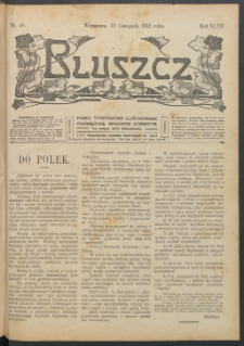 Bluszcz : pismo tygodniowe ilustrowane poświęcone sprawom kobiecym, 1912 R. 48, nr 48