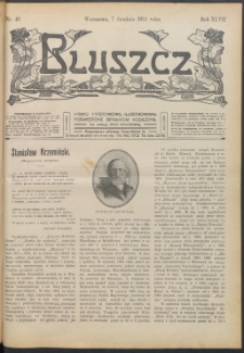 Bluszcz : pismo tygodniowe ilustrowane poświęcone sprawom kobiecym, 1912 R. 48, nr 49