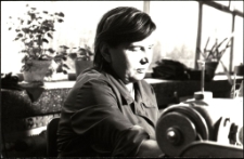 [Pracownica Spółdzielni Odzieżowej "Hanka Sawicka" w Mrągowie]