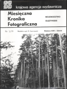 [Strona tytułowa "Miesięcznej Kroniki Fotograficznej : województwo olsztyńskie" nr 5/79]