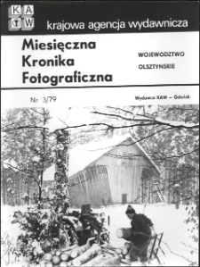 [Strona tytułowa "Miesięcznej Kroniki Fotograficznej : województwo olsztyńskie" nr 3/79]