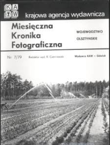 [Strona tytułowa "Miesięcznej Kroniki Fotograficznej : województwo olsztyńskie" nr 7/79]
