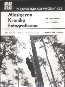 [Strona tytułowa "Miesięcznej Kroniki Fotograficznej : województwo olsztyńskie" nr 10/79]