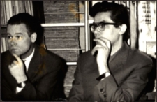 [Dyrektorzy bibliotek] Wacław Gołowicz i Jan Burakowski. [1]