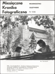 [Strona tytułowa "Miesięcznej Kroniki Fotograficznej : województwo olsztyńskie" nr 9/80]