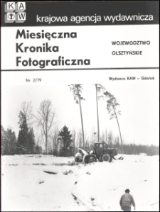 [Strona tytułowa "Miesięcznej Kroniki Fotograficznej : województwo olsztyńskie" nr 2/79]