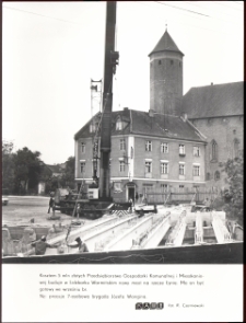 [Budowa mostu na rzece Łynie w Lidzbarku Warmińskim]