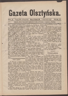 Gazeta Olsztyńska, 1887, nr 4