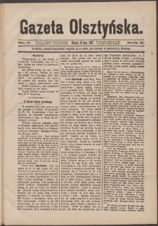 Gazeta Olsztyńska, 1887, nr 7