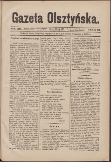 Gazeta Olsztyńska, 1887, nr 20