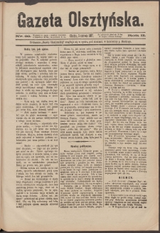 Gazeta Olsztyńska, 1887, nr 22