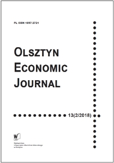 Olsztyn Economic Journal 13 (2/2018), 2018
