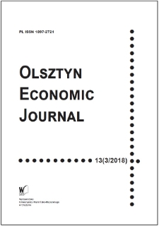 Olsztyn Economic Journal 12 (3/2018), 2018