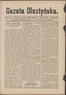 Gazeta Olsztyńska, 1887, nr 31