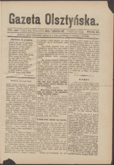 Gazeta Olsztyńska, 1887, nr 40