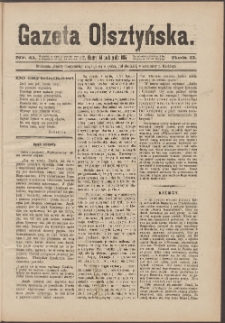 Gazeta Olsztyńska, 1887, nr 41