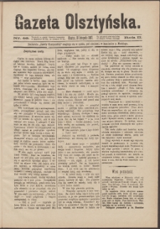 Gazeta Olsztyńska, 1887, nr 46