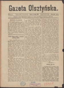 Gazeta Olsztyńska, 1888, nr 1