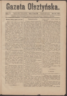 Gazeta Olsztyńska, 1888, nr 7