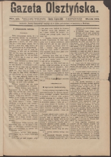 Gazeta Olsztyńska, 1888, nr 10