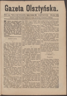 Gazeta Olsztyńska, 1888, nr 14