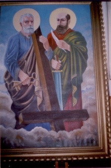 [Obraz św. Piotra i Pawła z kościoła pw. św. Apostołów Piotra i Pawła w Kozłowie]