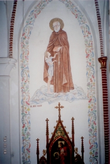 [Fresk przedstawiający św. Brata Alberta z kościoła pw. św. Apostołów Szymona i Judy Tadeusza w Dywitach]