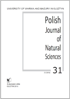Polish Journal of Natural Sciences 31 (1/2016)