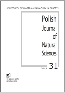 Polish Journal of Natural Sciences 31 (3/2016)