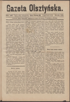 Gazeta Olsztyńska, 1888, nr 26